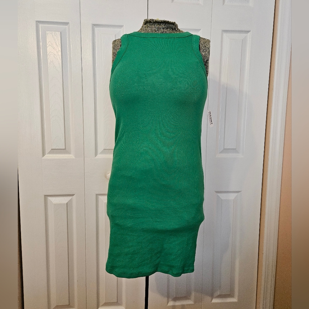 Stretch ribbed mini dress size L